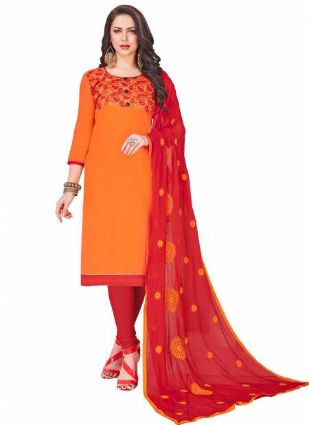 Orange Colour Maharani Rahul NX New Latest Designer Ethnic Wear Salwar Suit Collection 1009